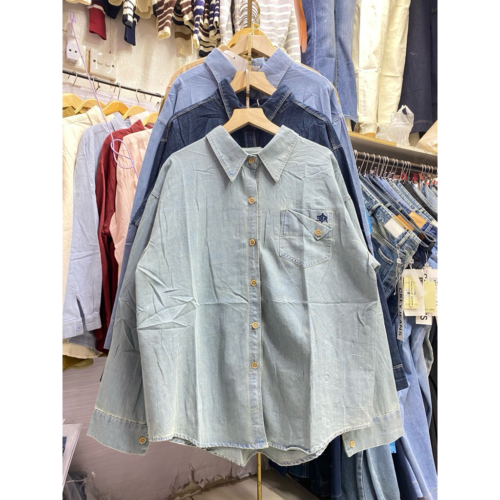 Kemeja jeans import wanita
