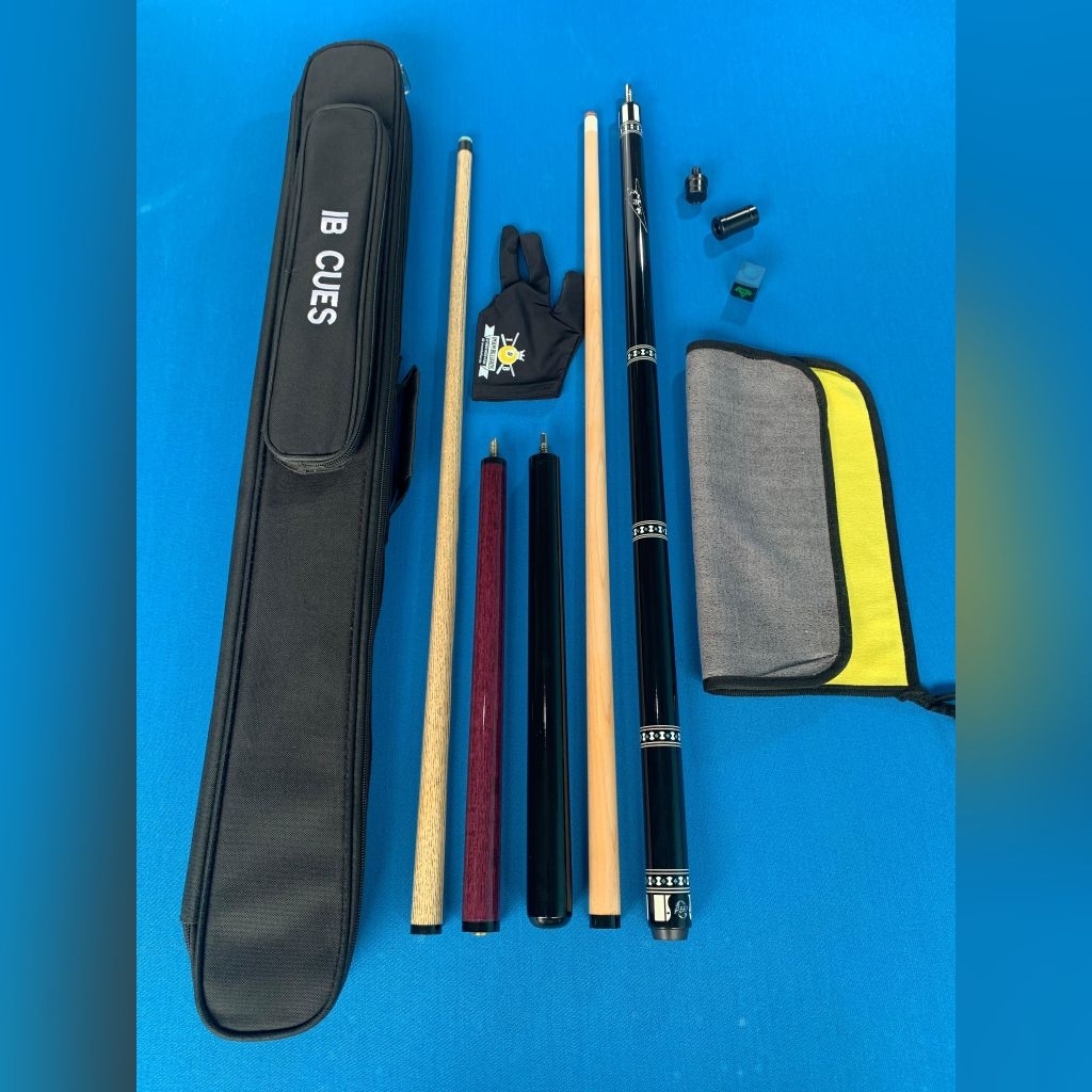 STIK PLAY BILLIARD KAYU REPLIKA PERI PAKET LENGKAP