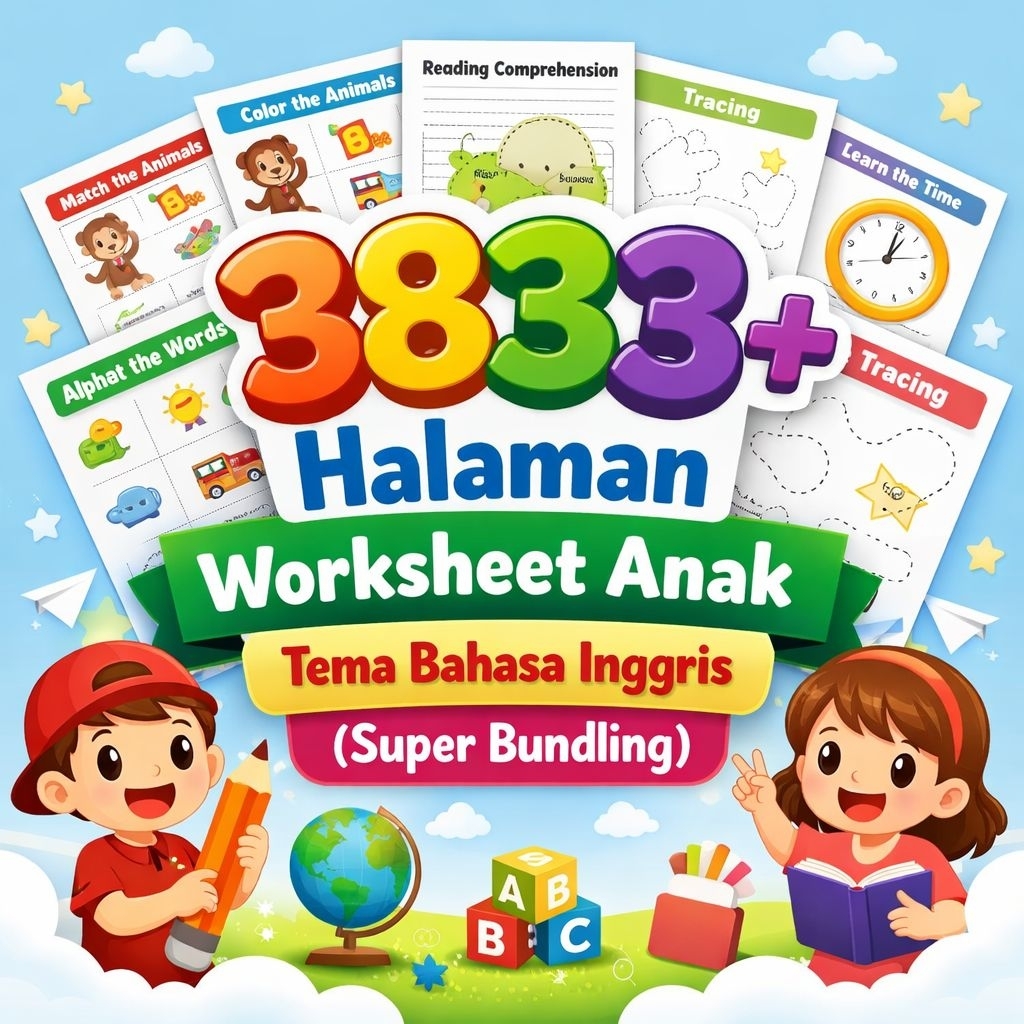 bubuca Worksheet Anak Bahasa Inggris Printable