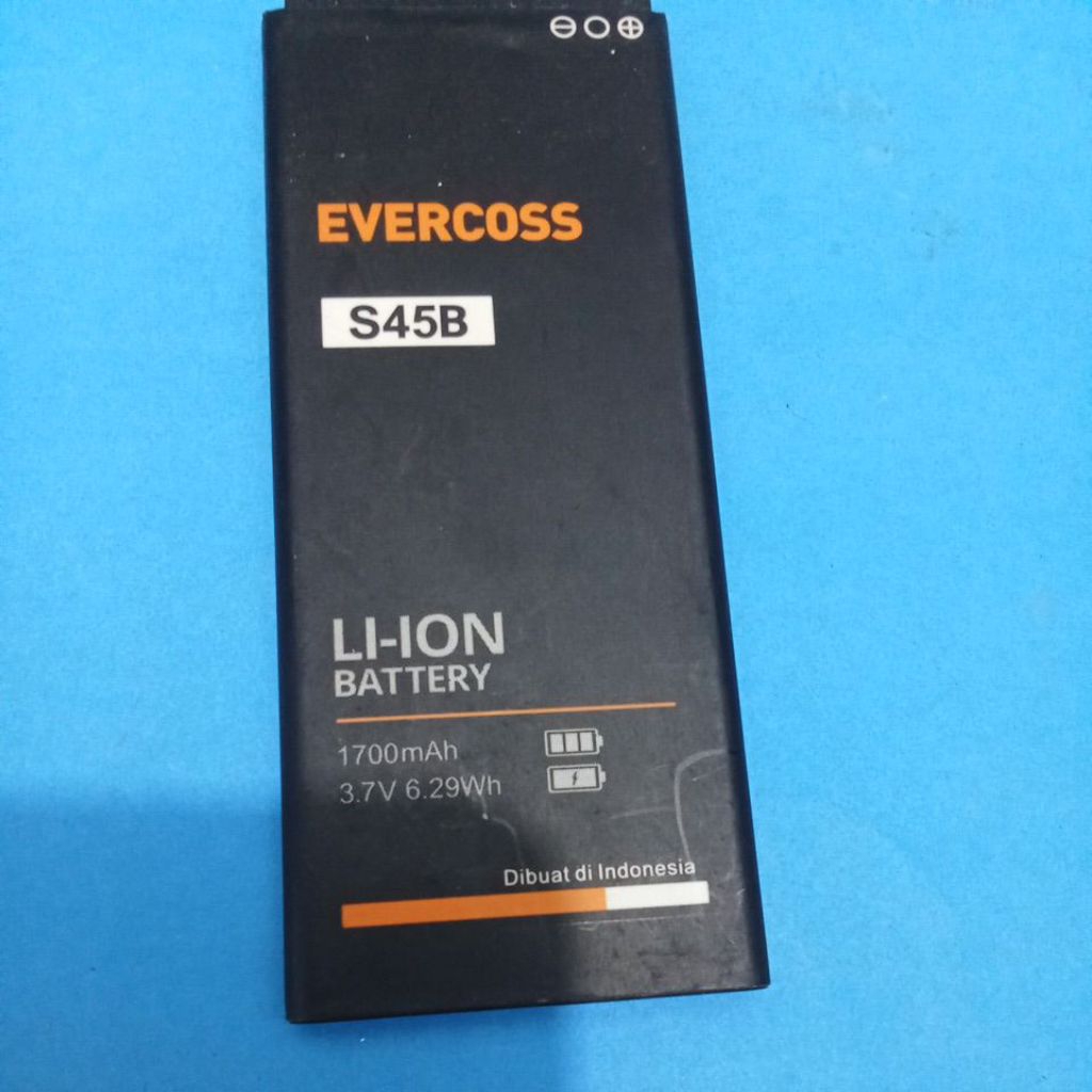 BATERAI HP EVERCOSS S45B ORI COPOTAN MASIH LAYAK PAKAI
