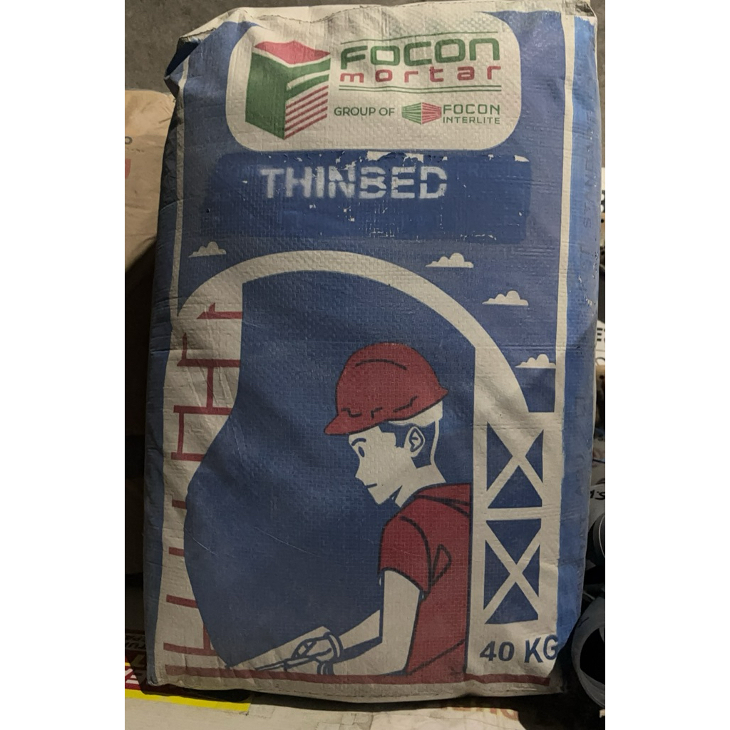 Perekat Bata Ringan FOCON MORTAR Per Sak / Perekat Bata Ringan 40 KG
