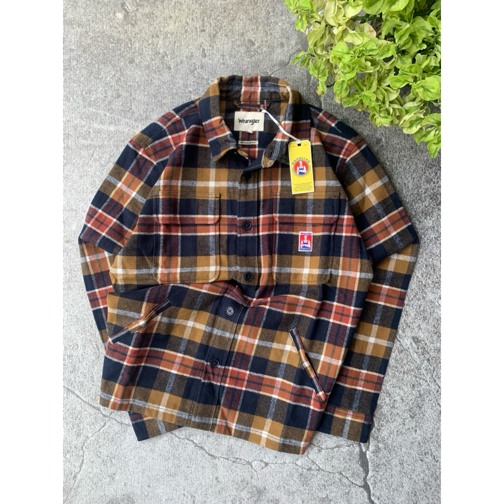 JACKET Original WRANGLER Trucker Regular Jacket Brown • M