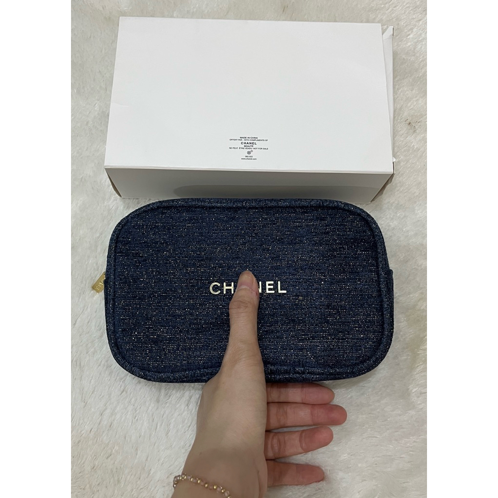 CH - Make Up Pouch Original Brand Dark Navy
