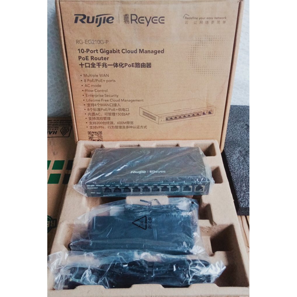Switch PoE Ruijie Reyee (Baru)