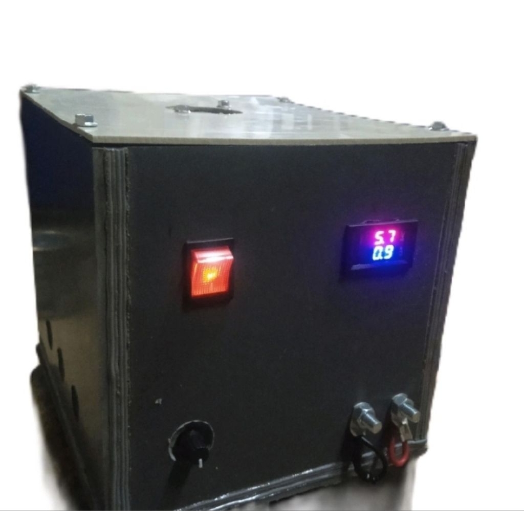 Rectifier Trafo elektroplating PSU Input AC220V Output DC3s/D5v 50A , dengan Potensiometer Adjustabl