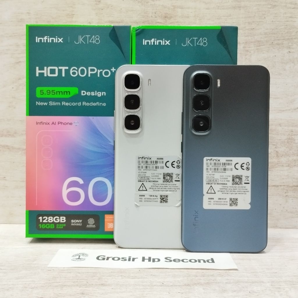 INFINIX HOT 60 PRO PLUS 8/256GB 8/128GB HP SECOND FULLSET