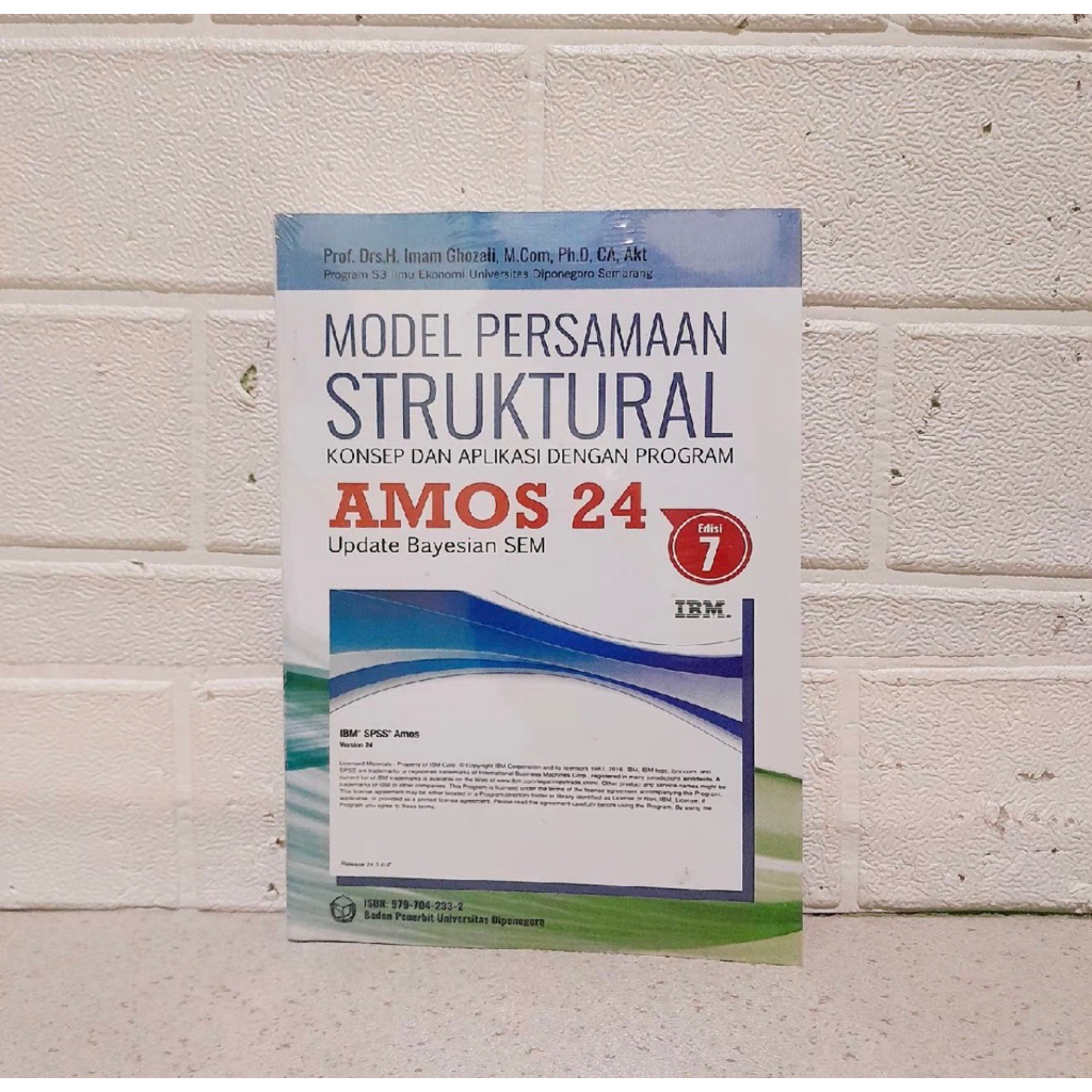 Model persamaan struktural amos 24 imam ghozali