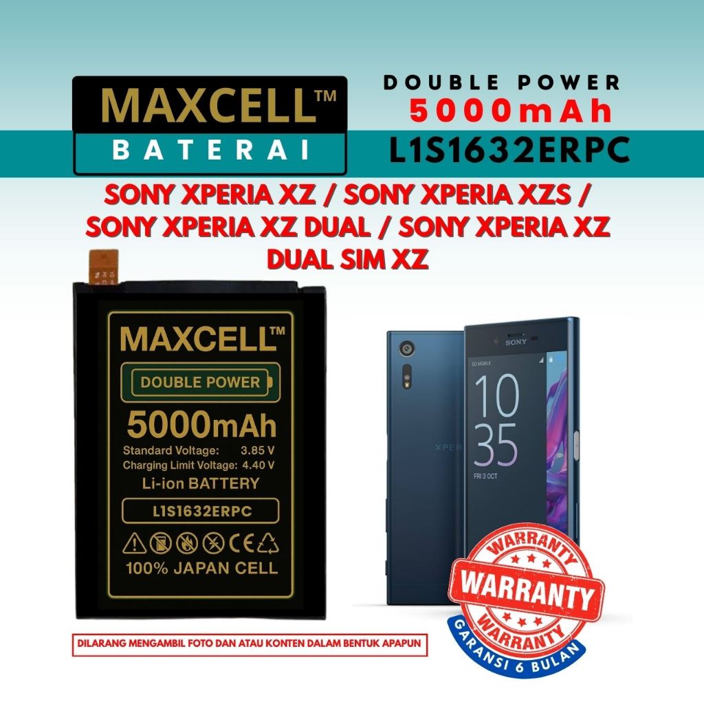 Baterai L1S1632ERPC compatible Sony Xperia XZ / Sony Xperia XZs / Sony Xperia XZ Dual / Sony Xperia 