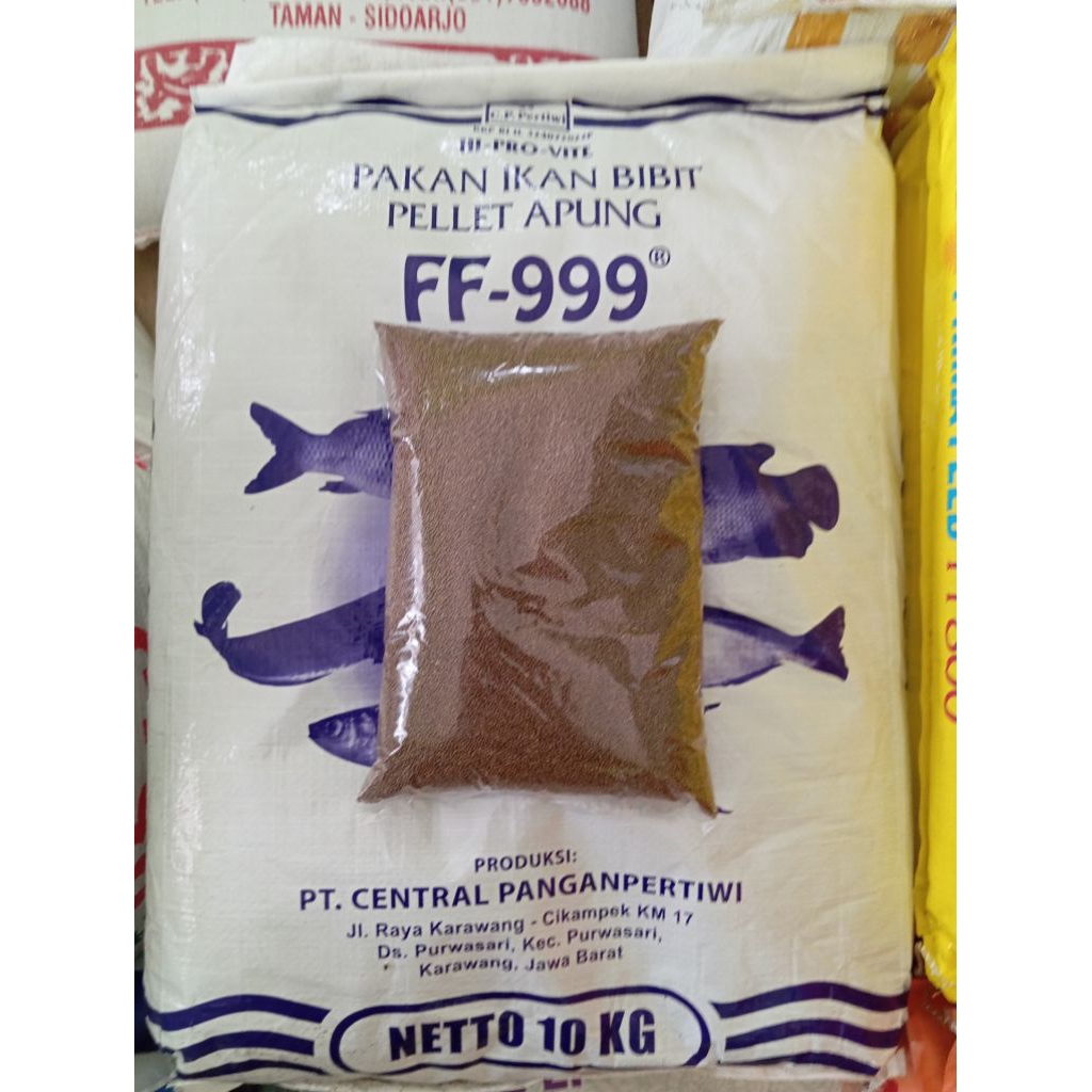 PAKAN IKAN APUNG FF 999 KEMASAN 1KG ORIGINAL