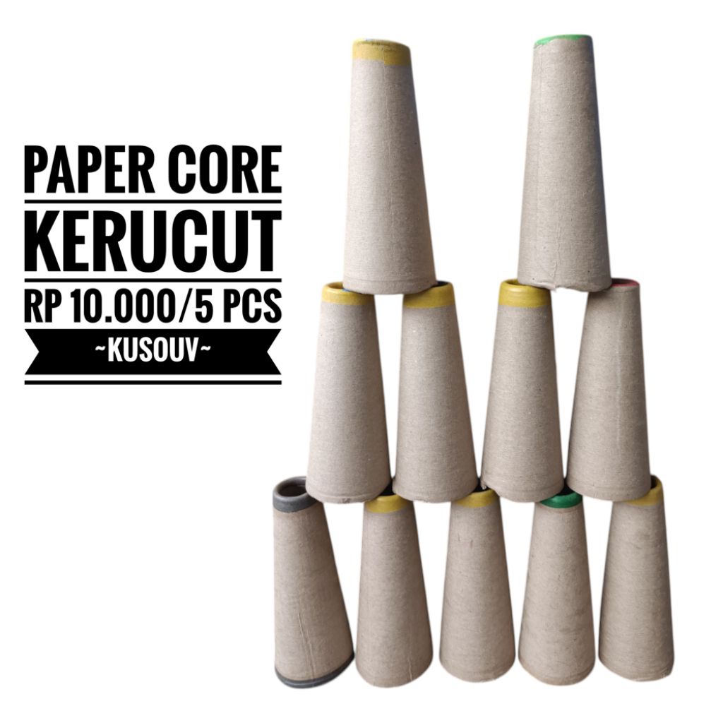Paper Core/Paper Tube/Paper Cone/Selongsong/Gulungan Benang Tali Kerucut