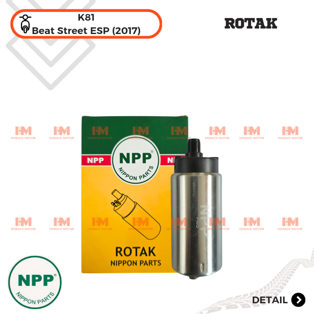 [HRC] NPP Rotak K81 Beat 2016-2019 (Street, Sporty ESP, Pop) Scoopy 2016-2019 Dinamo Fuel Pump