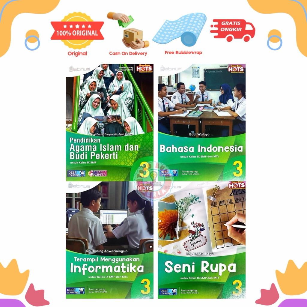 Buku Platinum Kelas 9 SMP Deep Learning Penerbit Tiga Serangkai