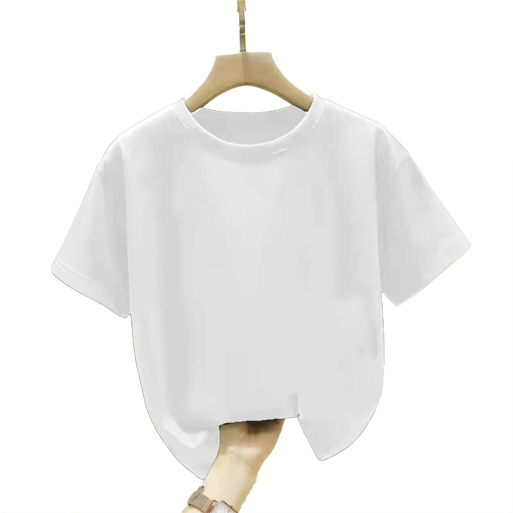 KAOS POLOS ANAK LAKI PEREMPUAN 3-12 TAHUN