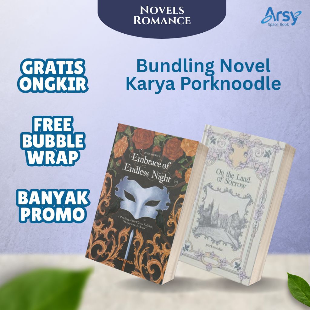 Novel On The Land Sorrow dan Embrace of Endless Night - Porknoodle - Soft Cover Best Seller