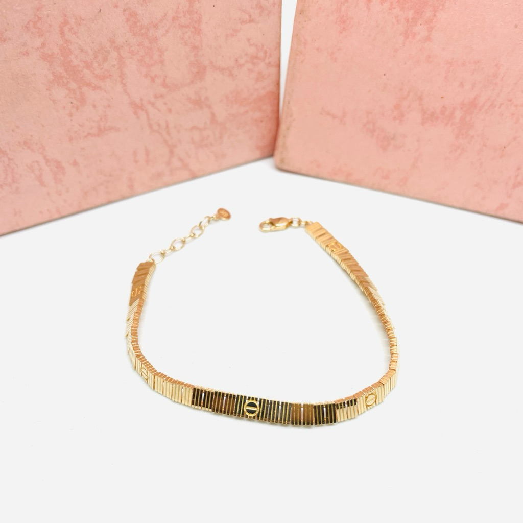 Gelang Crt Emas Asli kadar 300/6k