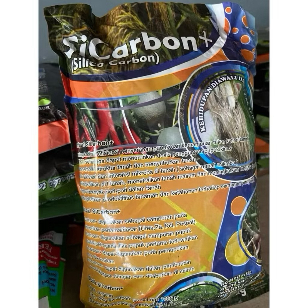 Pupuk sicarbon plus 1kg silika karbon original