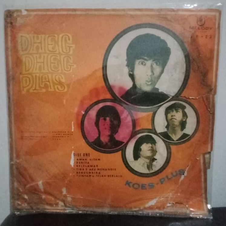 Vinyl Piringan Hitam 12 inch Koes Plus - Dheg Dheg Plas