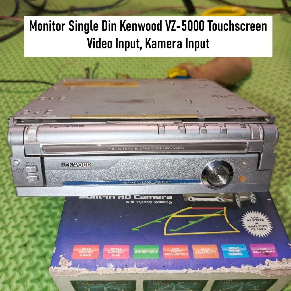 Monitor Single Din Universal Merk Kenwood VZ-5000 | Video Input, Kamera Input, Touchscreen