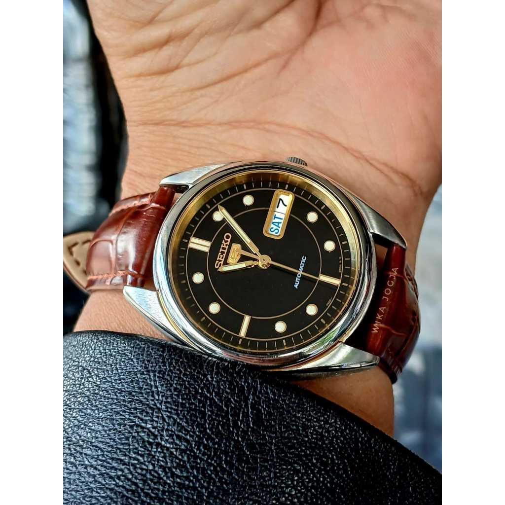 SEIKO 5 7S26 ARABIC SERIES BLACK DIAL VINTAGE AUTOMATIC ORIGINAL LUXURYWATCH