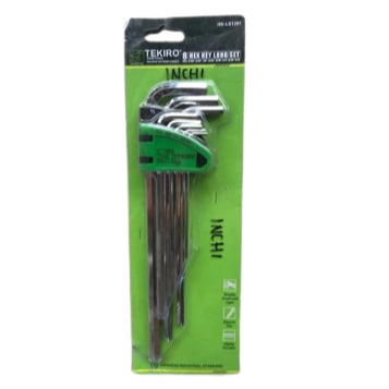 Kunci L set INCH 8Pcs Panjang TEKIRO