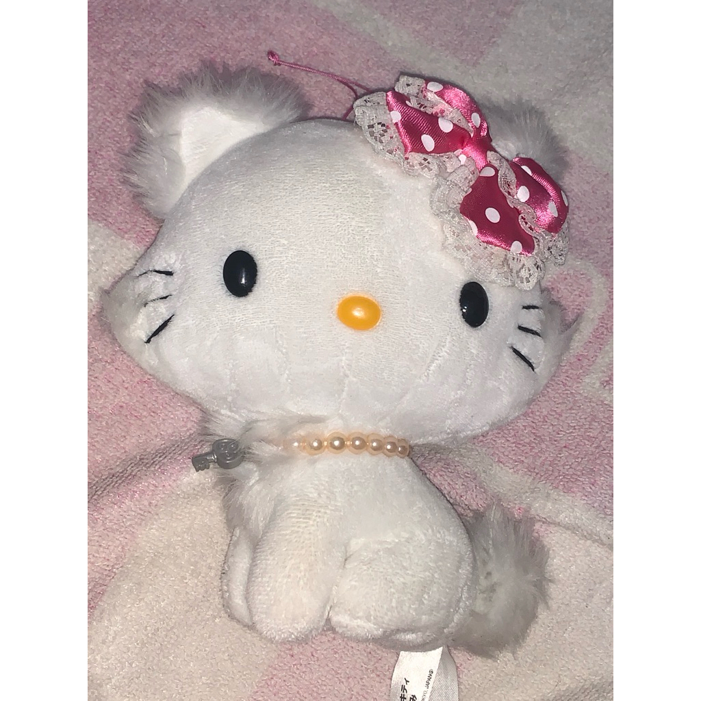 charmmy kitty polkadot pink ribbon VINTAGE