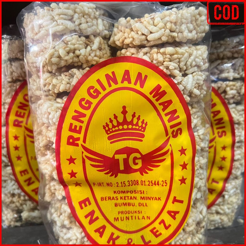 Rengginang manis / keripik kerupuk oleh oleh khas magelang jogja temanggung wonosobo - Ngemil.syahdu