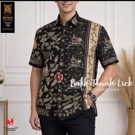Bahan batik katun tulis sintetis warna hitam