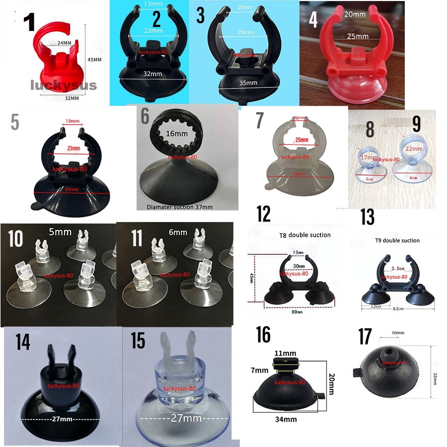 DOP KARET AQUARIUM CAPIT HEATER / LAMPU CELUP / LAMPU TANNING AQUARIUM