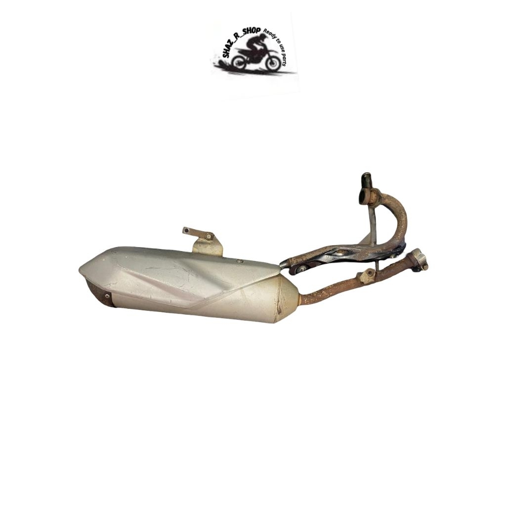 knalpot klx150 bf original copotan