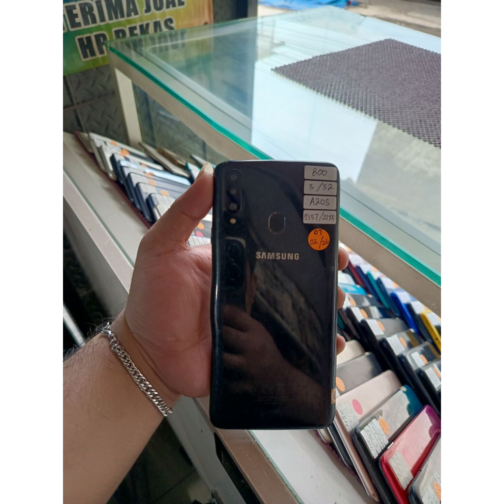 Samsung A20S ram 3/32 hp second normal layak pake