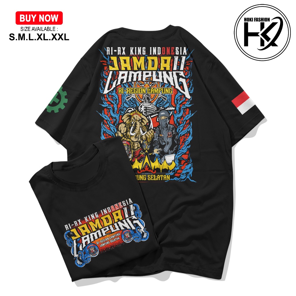 Kaos Distro Pria Katu / Kaos Acara RX King 2026 / Kaos JAMDA LAMPUNG / keren simpel nyaman murah