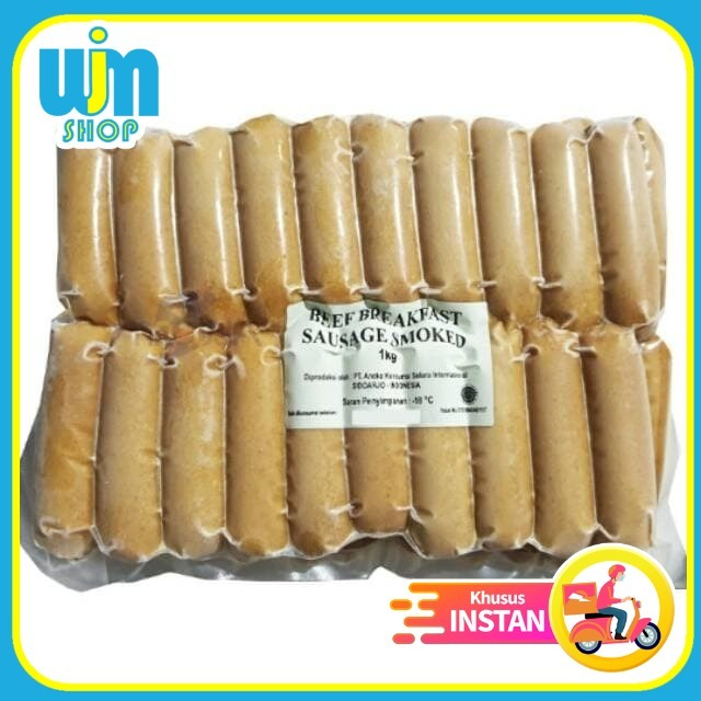 Sosis Hotel Kansas Breakfast Sausage Smoked 1kg - 40pcs