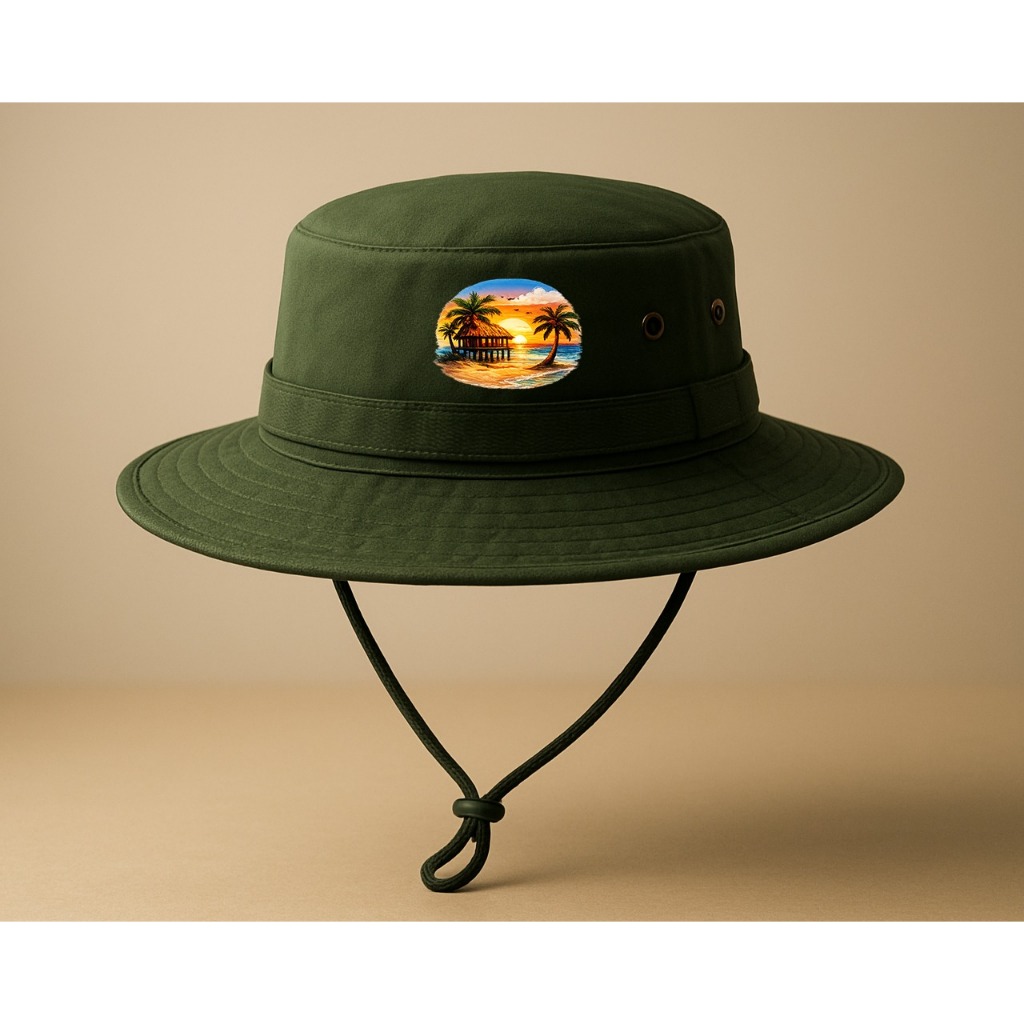 - Topi Rimba Gunung Hiking Bucket Hat Korea Bolak Balik Fashion Kekinian Pria Wanita Hutan Memancing