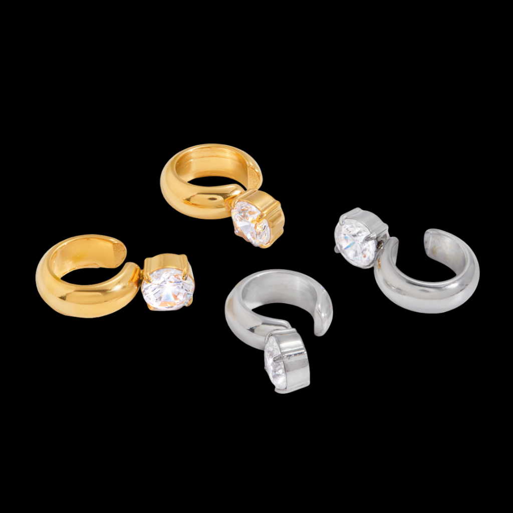 Unheard Of - Elf Ear Cuff Anting Wanita Anti Karat Stainless 18k Gold Plated Aksesoris Fashion Wanit