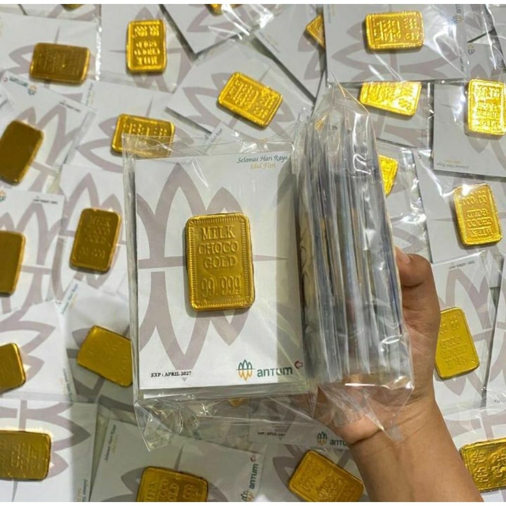 READY STOK ‼️ Coklat Emas Antum THR buat Lebaran