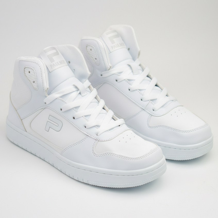 PAULMAY - Sepatu Sneakers Pria Lisbon High - White