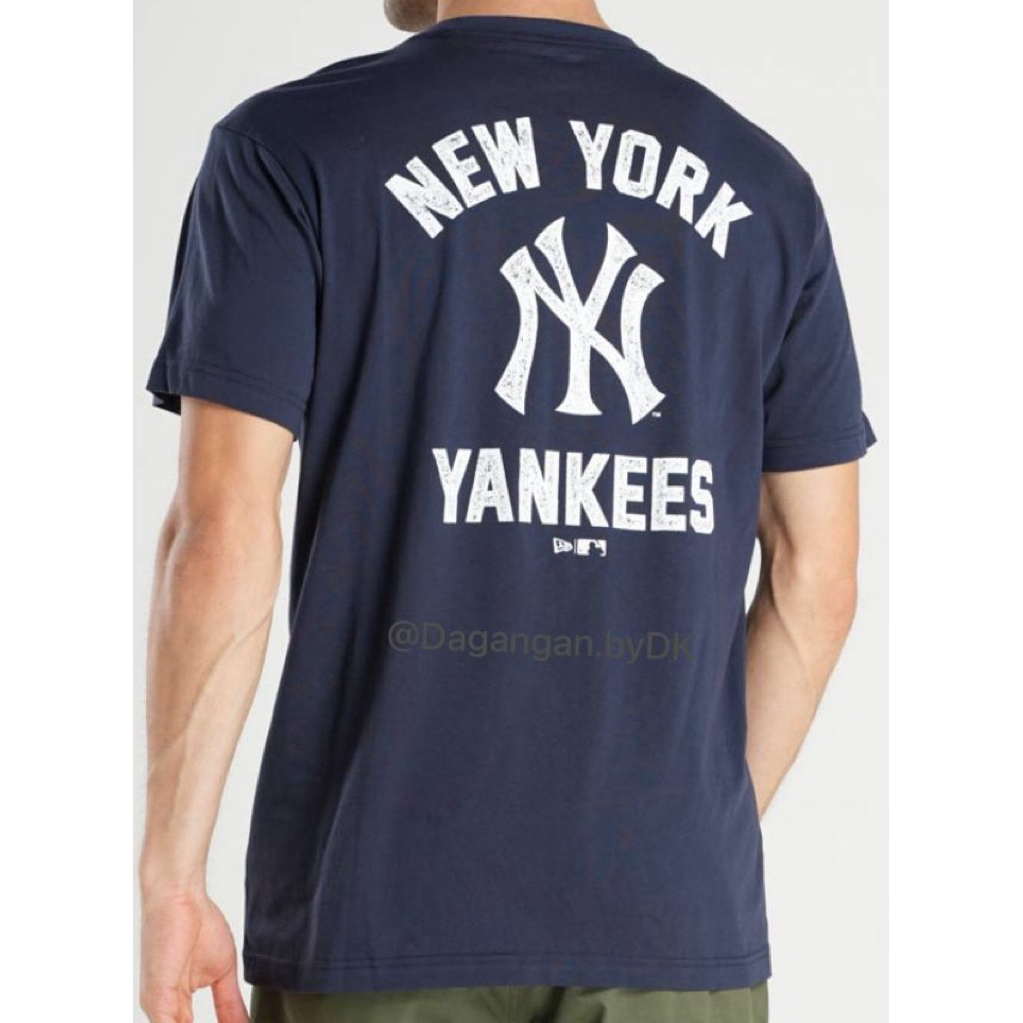 Kaos New*Era Yankees Original 100% Dark Navy Blue