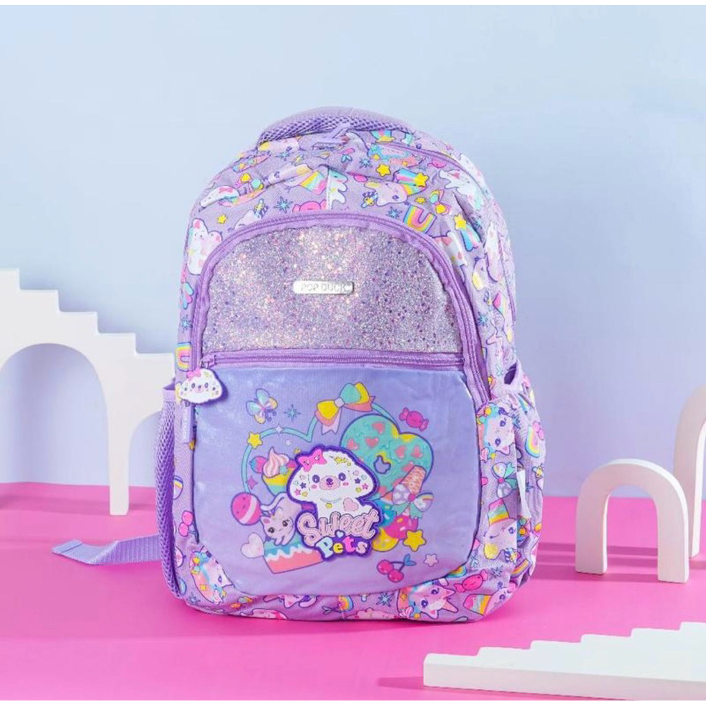 Tas Sekolah Anak Unicorn Ungu
