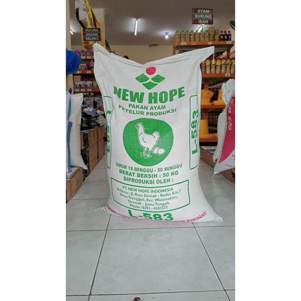 Pakan Ayam petelur New Hope L-583