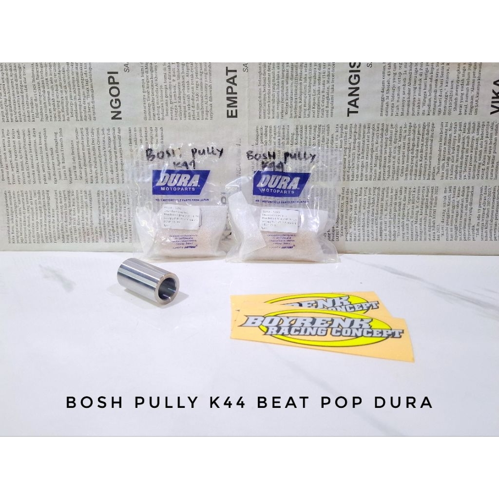 BOSH PULLY DEPAN BUSHING PULLEY BEAT ESP BEAT POP SCOOPY ESP K44 DURA -BOYRENK