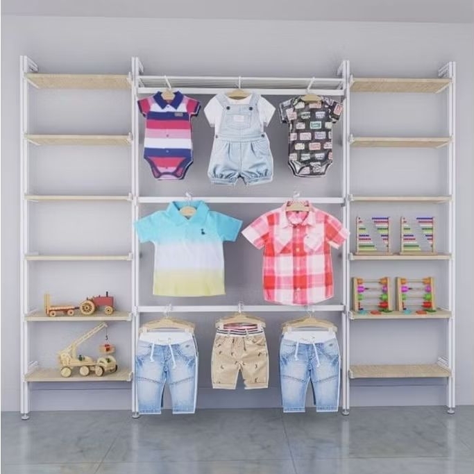 Rak Baju Anak Display Baju Rak Industrial