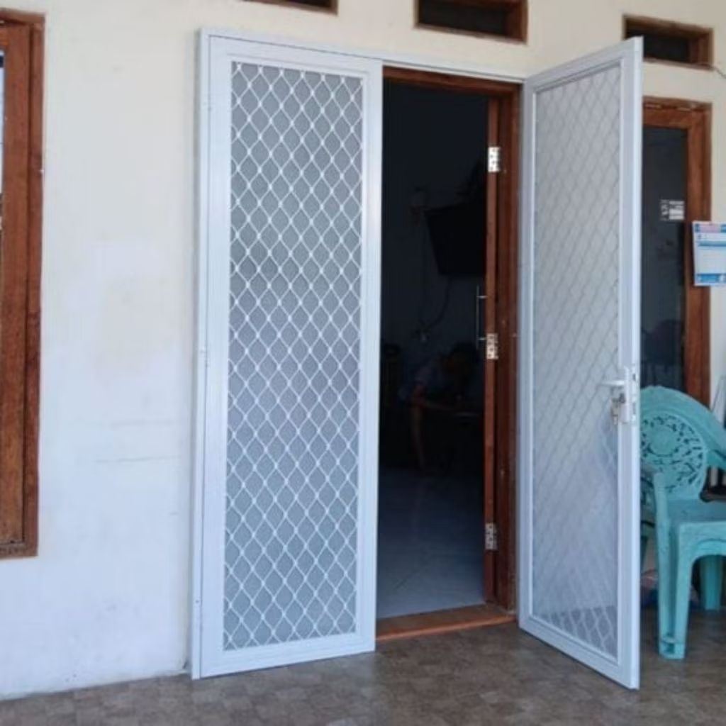 Pintu Kasa Nyamuk Amplimes Aluminium