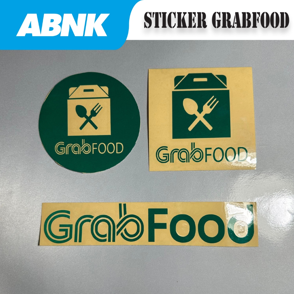Sticker Grabfood Untuk resto Sticker Grabfood untuk Gerobak sticker Grabfood banyak pilihan