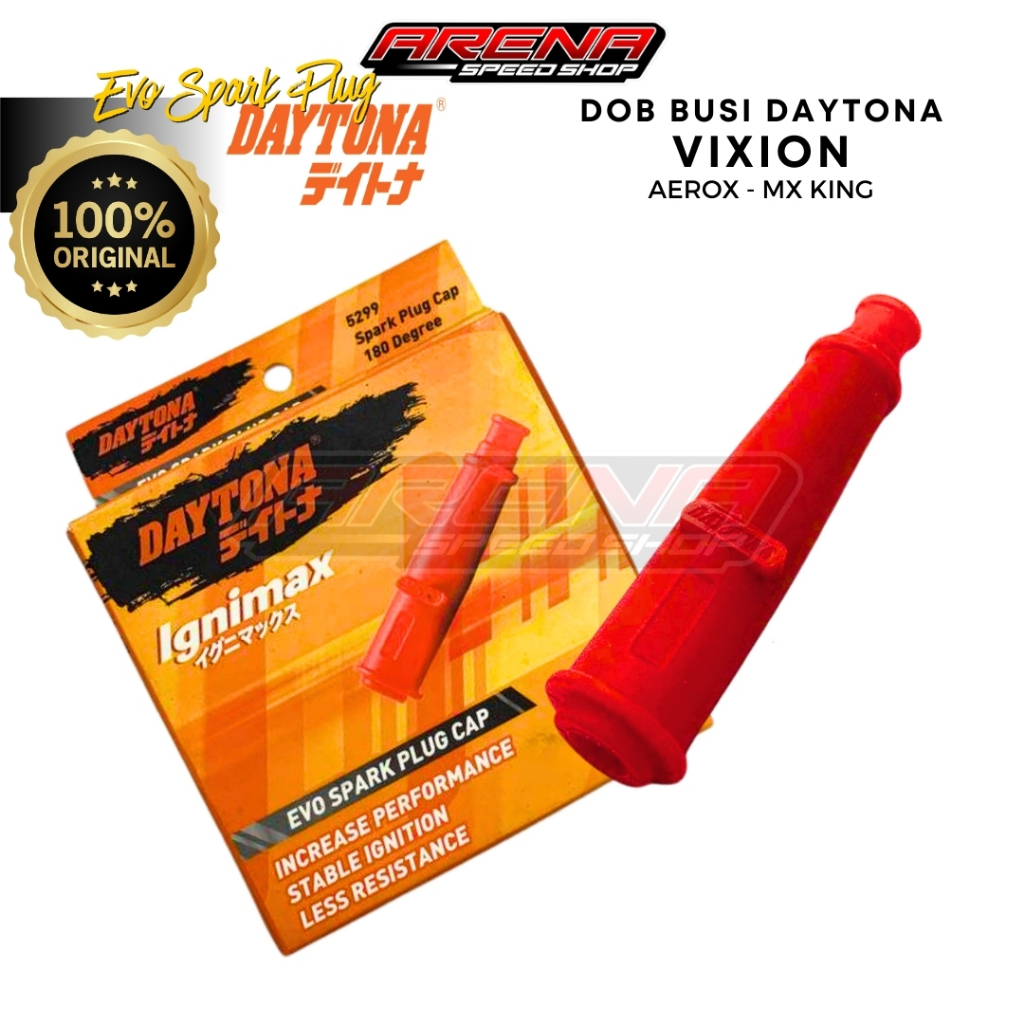 DAYTONA Spark Plug Cover Vixion - Dob Busi Mx King Aerox Cop Cangklong Busi Racing Original Daytona