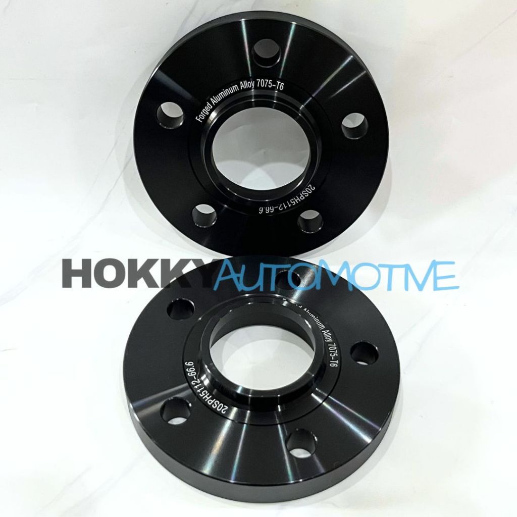 spacer nok mercy BMW pcd 5 x 112 tebal 20mm bahan alloy black premium / wheel spacer mercy bmw 5 x 1