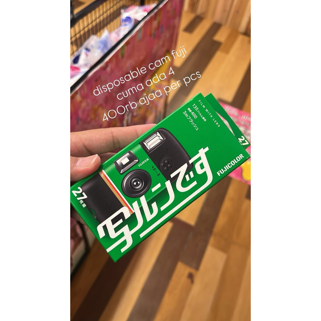Fujifilm disposable camera - fresh from donQ