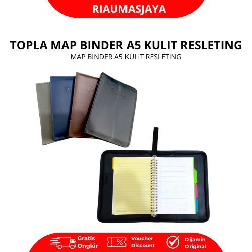 TOPLA MAP BINDER A5 KULIT RESLETING