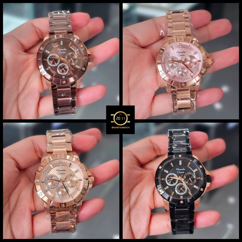 Jam Tangan Couple Alexandre Christie AC6609 new 6609 Original Garansi Resmi