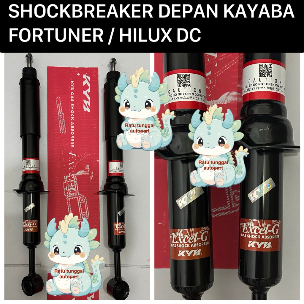 SHOCKBREAKER SHOCK ABSORBDR DEPAN KYB FORTUNER / HILUX DC ASLI ORIGINAL KAYABA