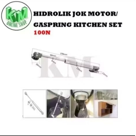 Gas Spring machimura 100N hidrolik jok motor / gas spring hidrolik GS100N